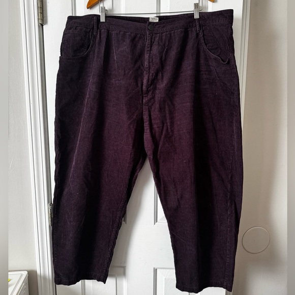 Lucy & Yak Denim - 💜 Lucy & Yak Drew Trousers - Organic Corduroy, Plum Perfect - Women's Size 22